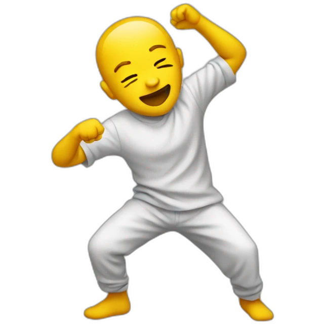 someone doing a dab emoji