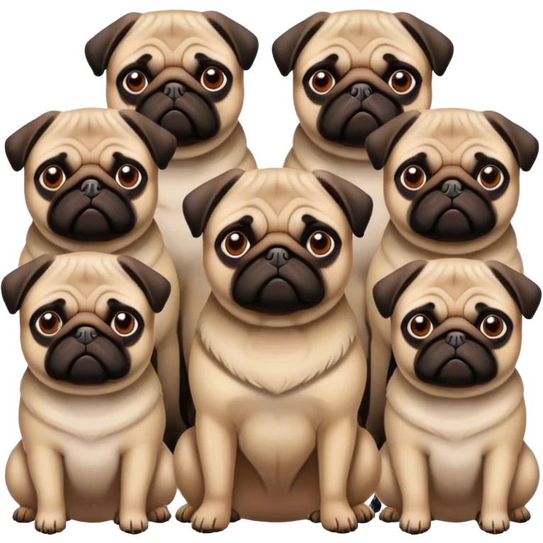 Pugs emoji
