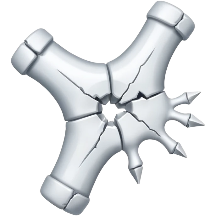 Broken bone  emoji