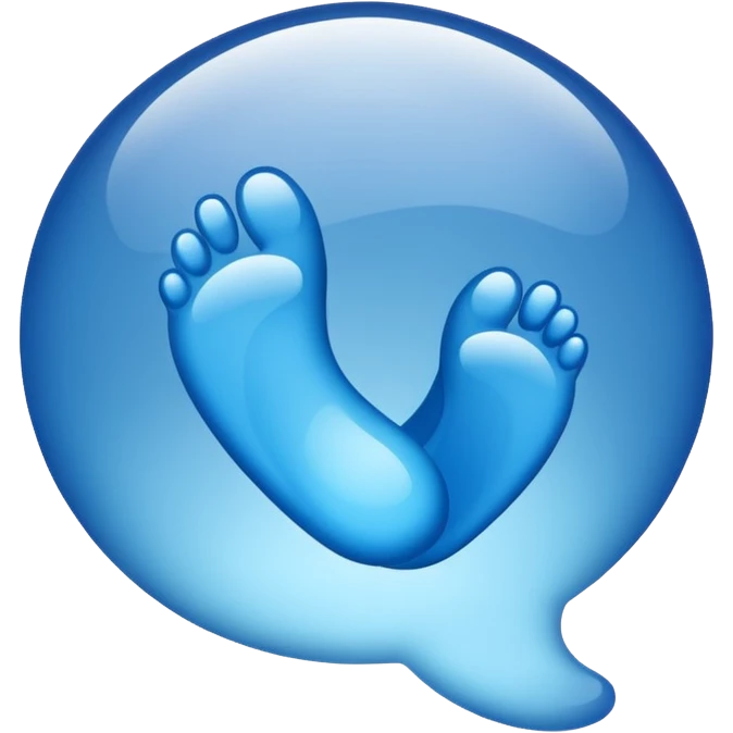 a text message bubble thats says "footjob?" emoji