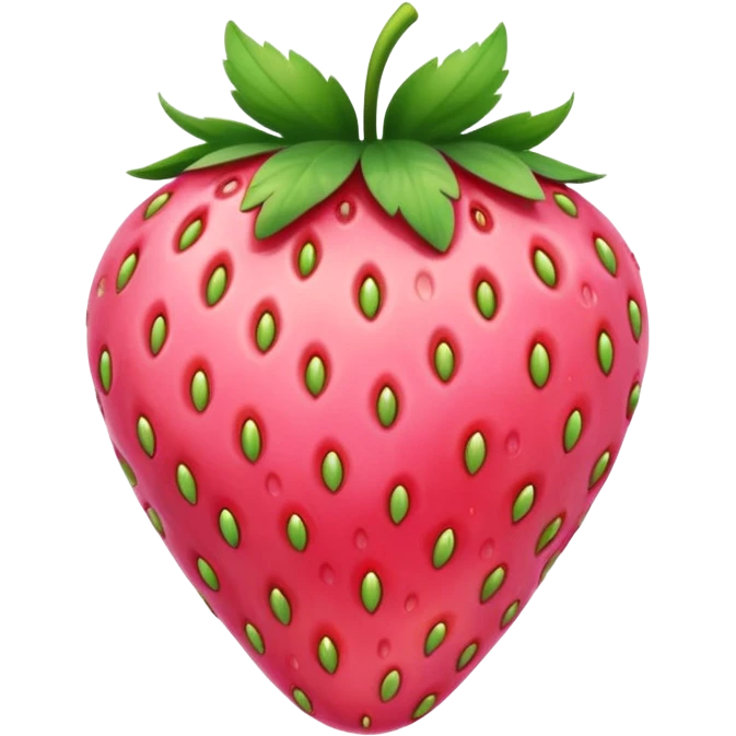 pink strawberry emoji