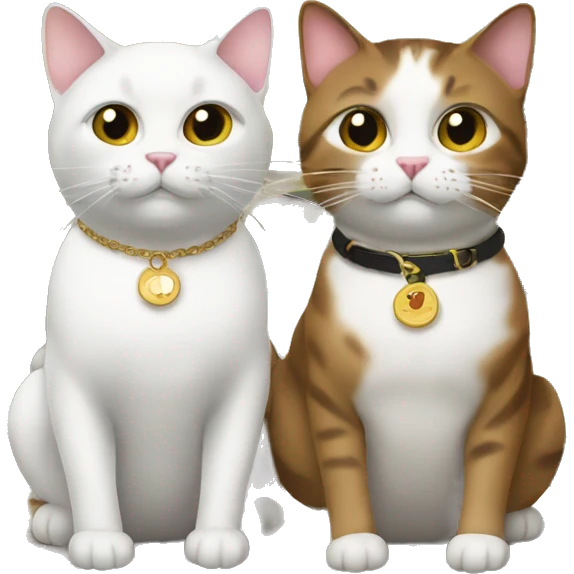 2 cats in paris emoji