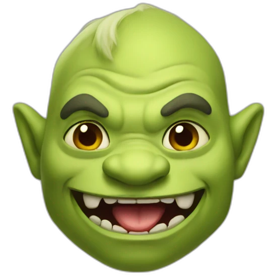 little cute Ogre emoji