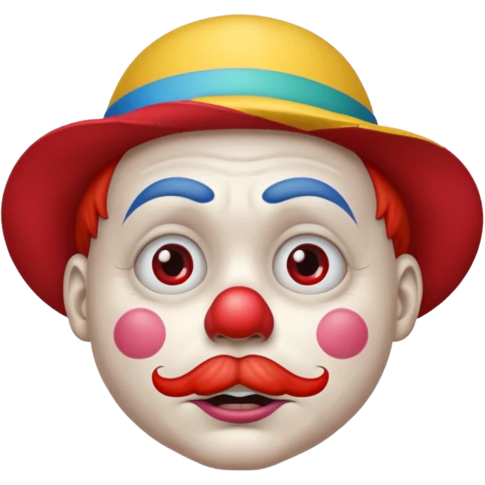 sad clown emoji