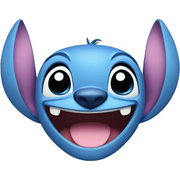 stitch with smile emoji
