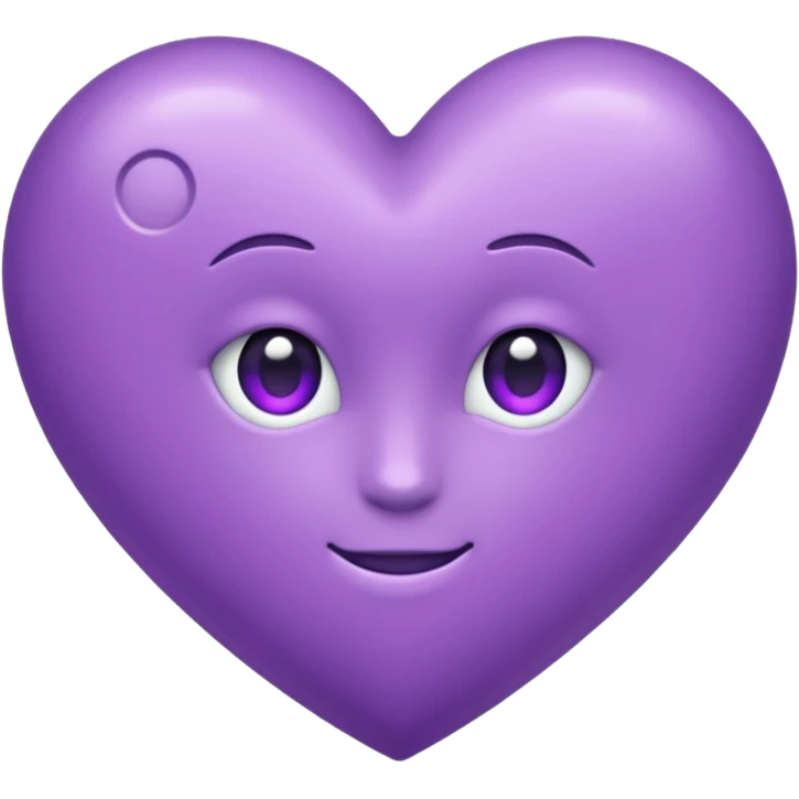 Coeur violet emoji