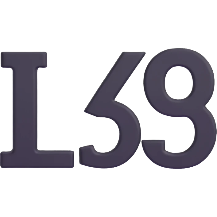 A bold  text “L 5” clearly written on it in black letters, centered emoji