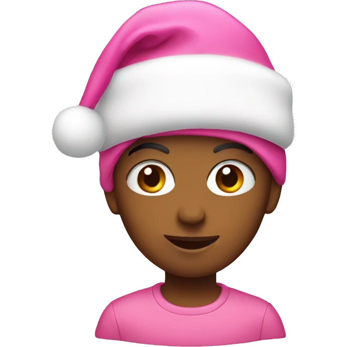 pink christmas  emoji