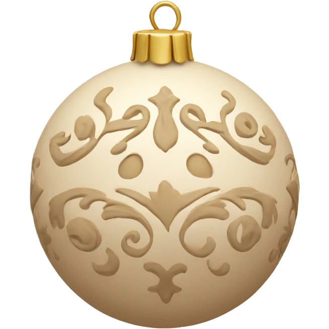 beige ornament emoji