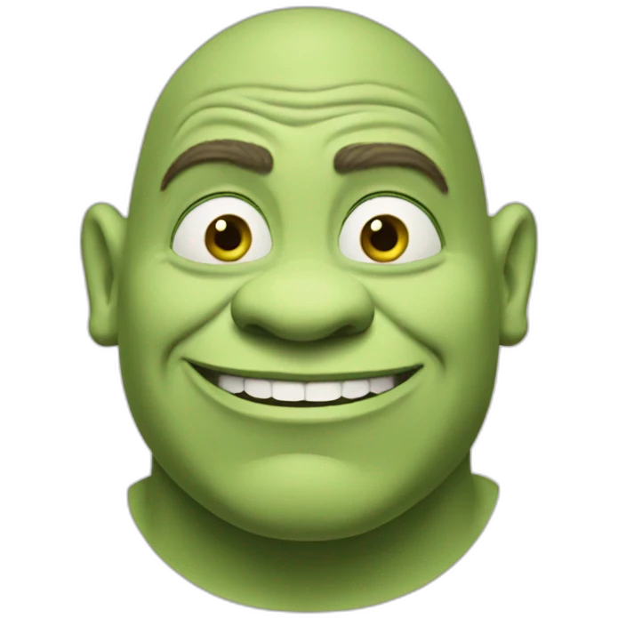 white-shrek emoji