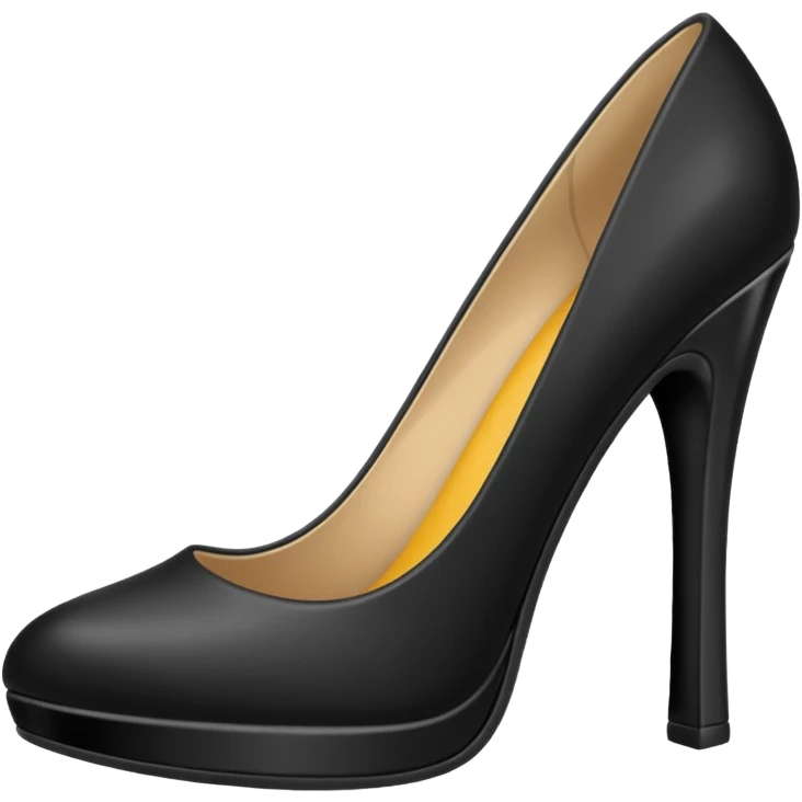 Black heel emoji