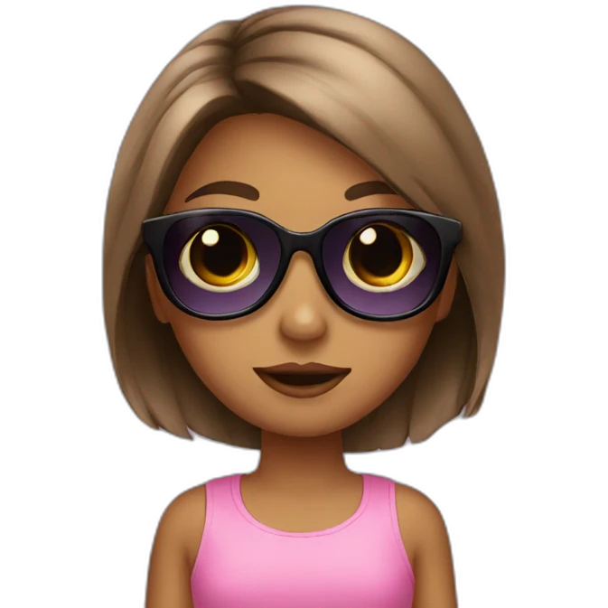 Girl sunglasses emoji