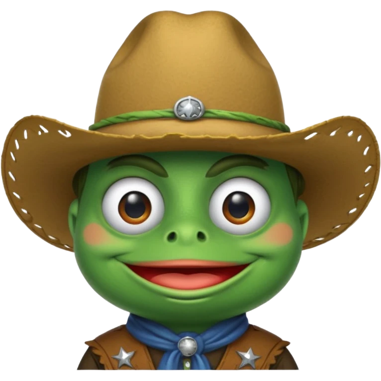 pepe cowboy  emoji