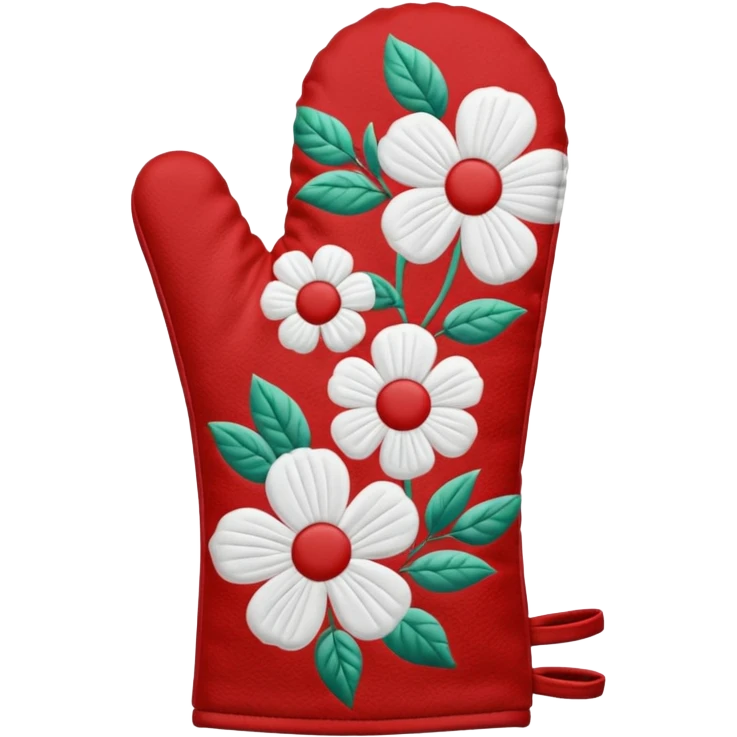 oven mitt print  emoji