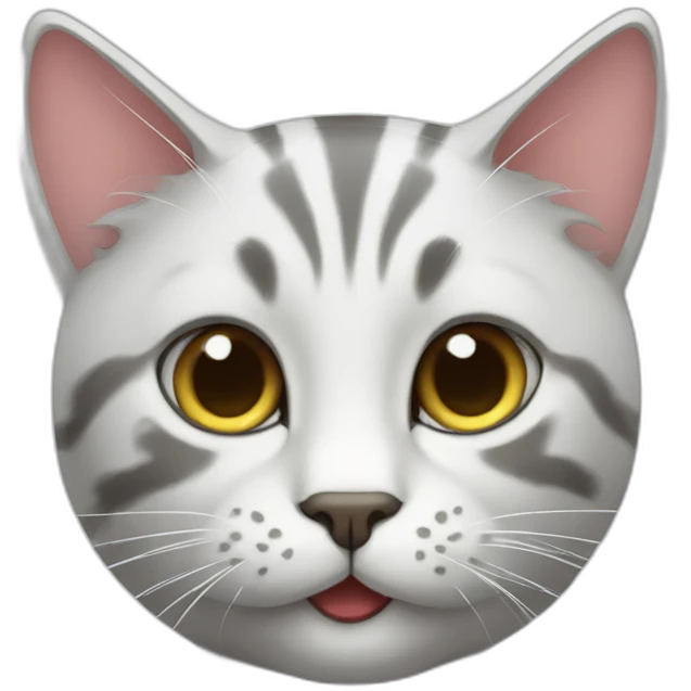 Cat sayin good morning emoji