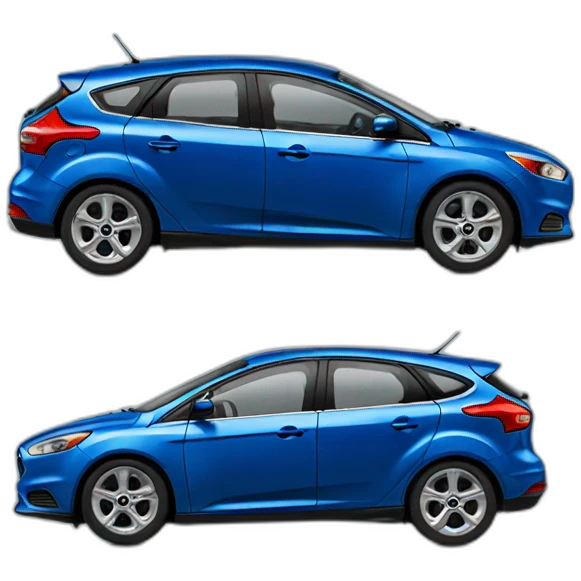 blue ford focus emoji
