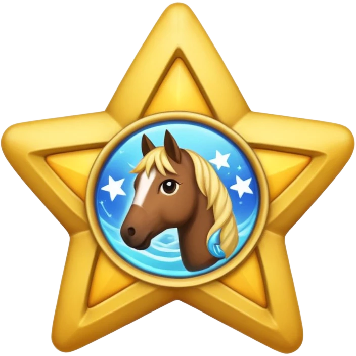 Um emoji com a logo do jogo star stable emoji
