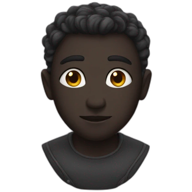 lune noire emoji