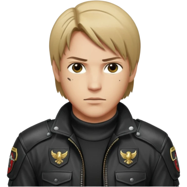 Resident evil leon Kennedy game 4 emoji