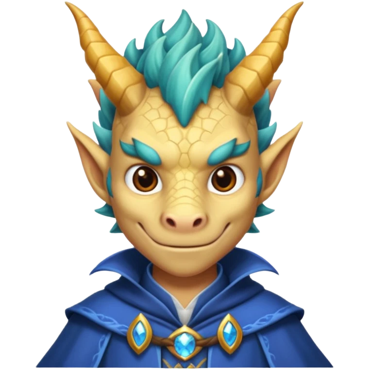 Half wizard half dragon emoji