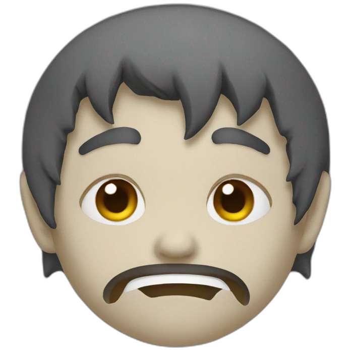 Japanese demon emoji sad emoji