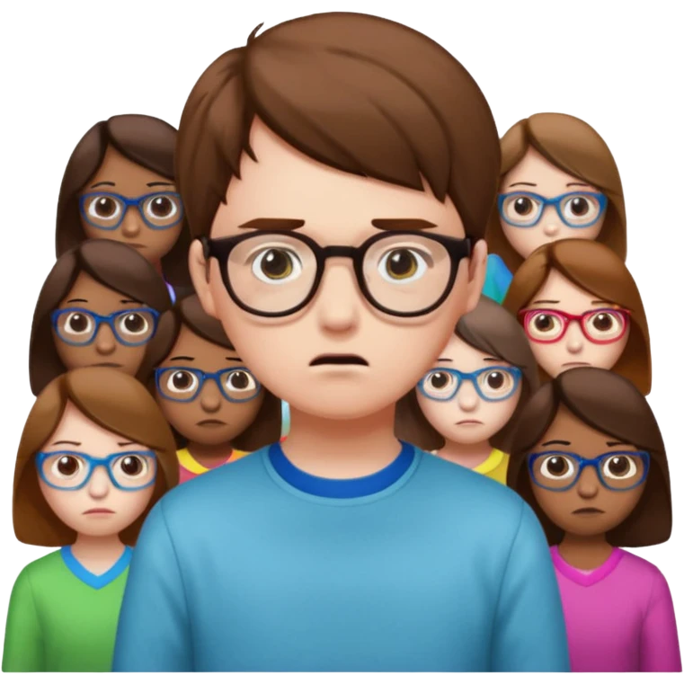 10 girls Fight and Lincoln Boy so Sad emoji