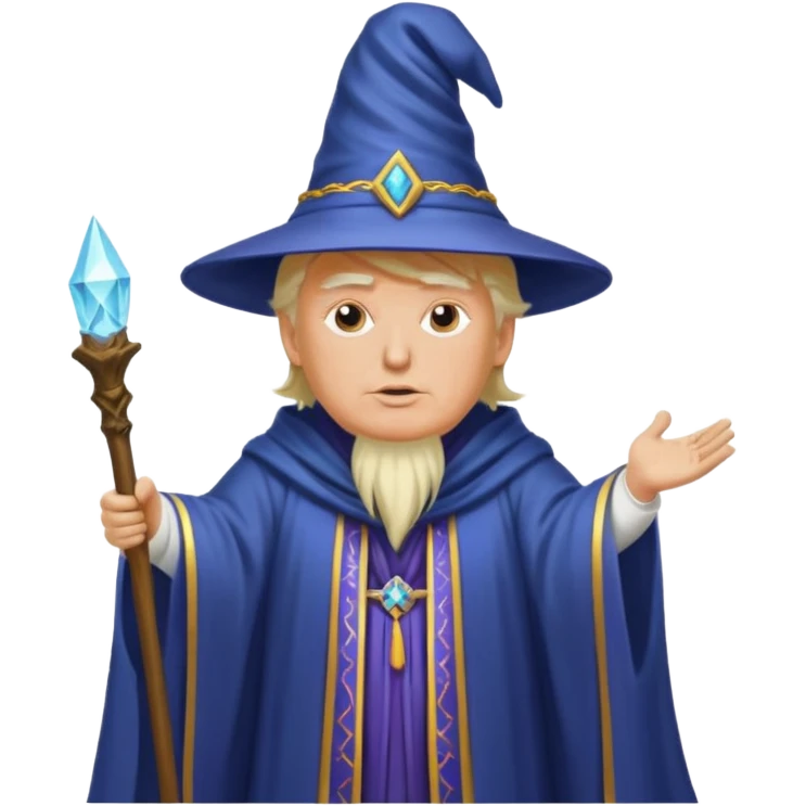 wizard donald trump emoji
