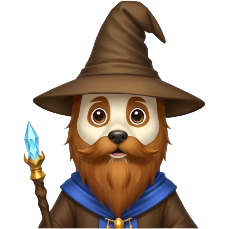 Dog wizard emoji