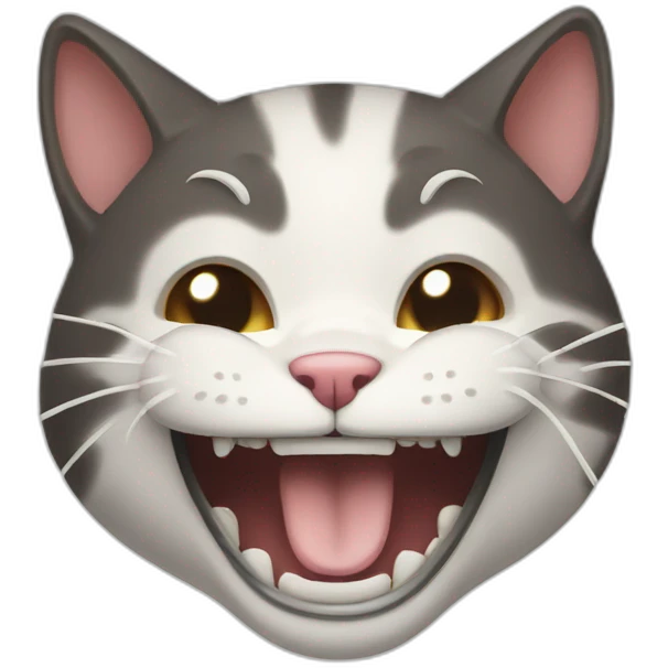 Laughing cat emoji
