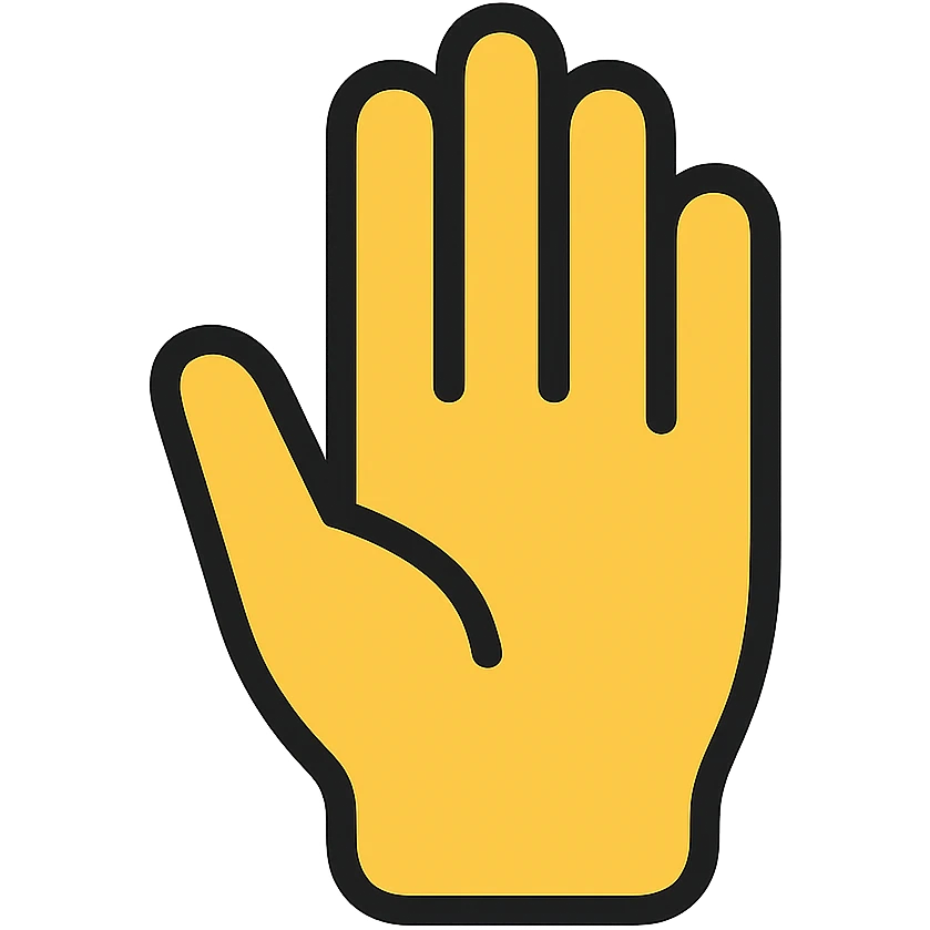 x hand emoji emoji