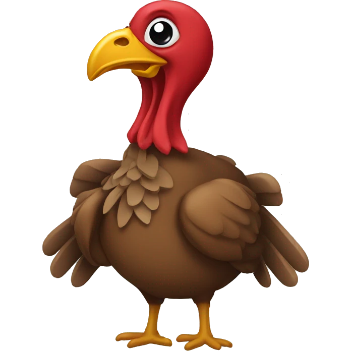 Turkey with hoodie  emoji