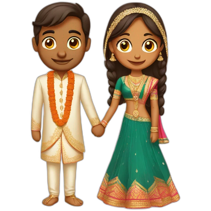 Indian wedding emoji