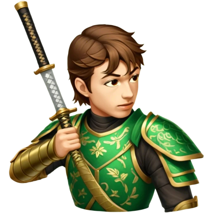 Emerald Samurai emoji
