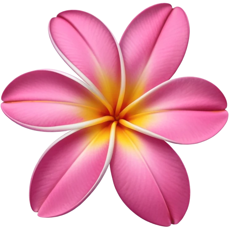 Frangipani Pink flower emoji emoji