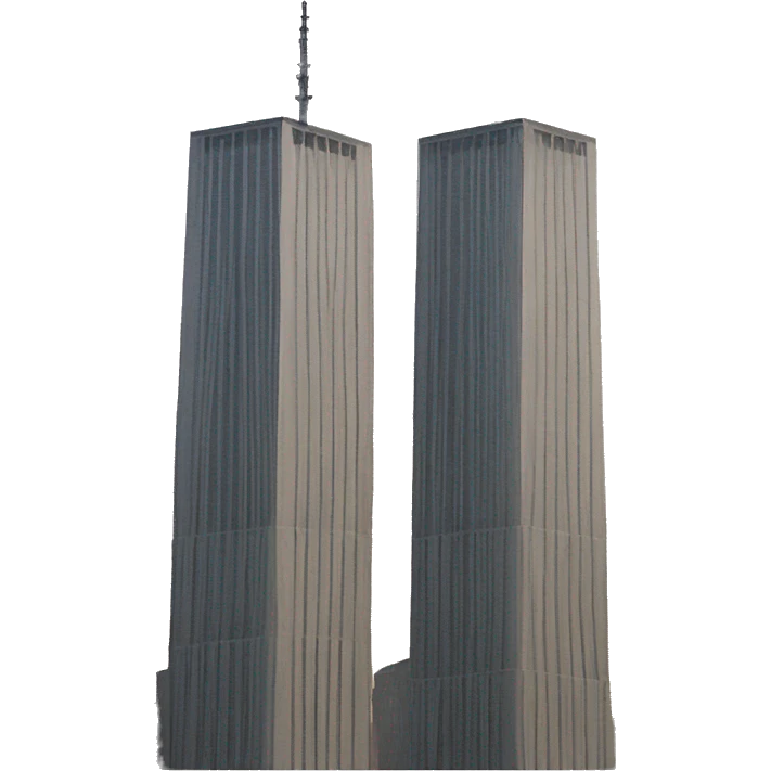 The twin towers emoji