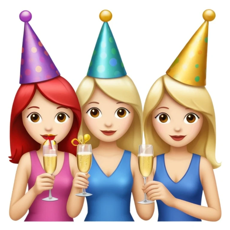 girls party in club emoji