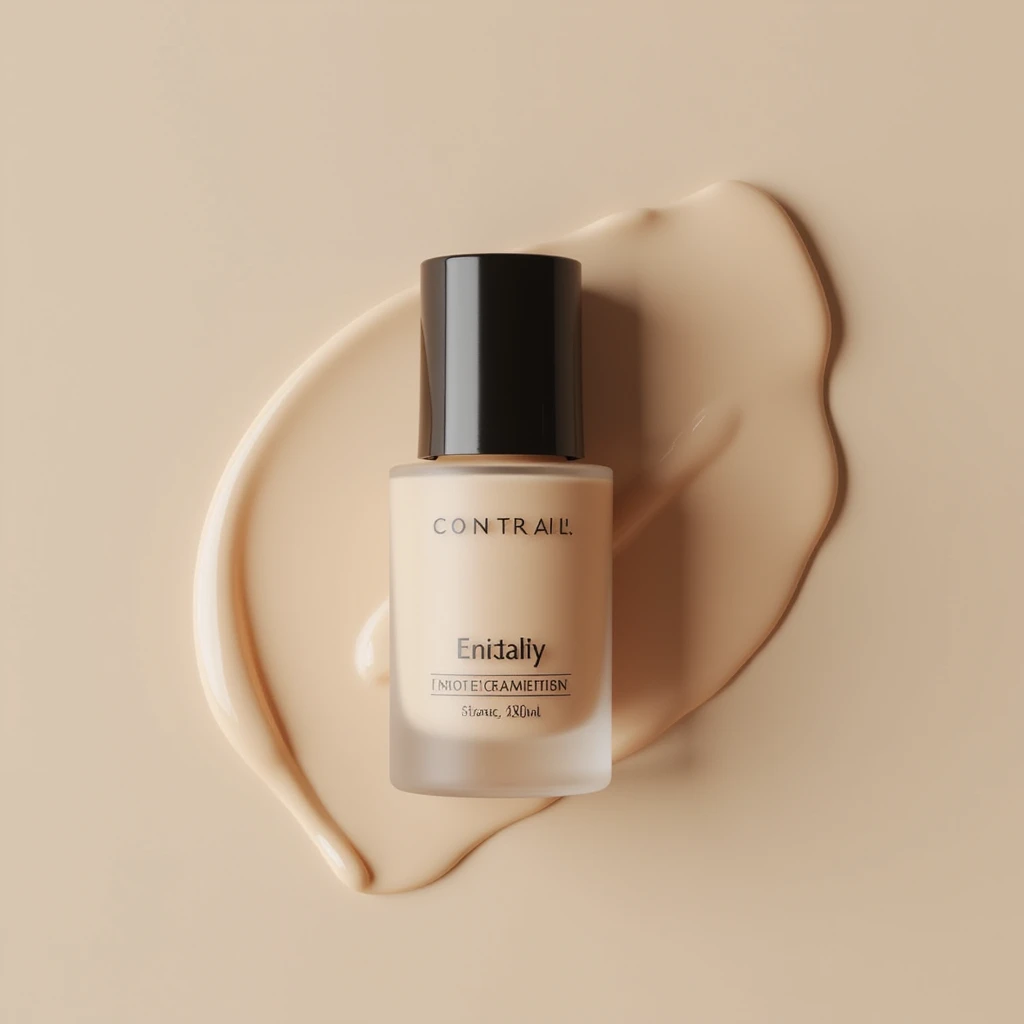 realistic photorealistic foundation bottle emoji