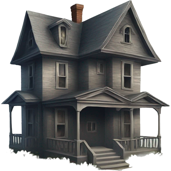 A abandoned hauned house emoji