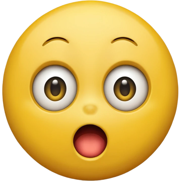 Shocked smiley face emoji