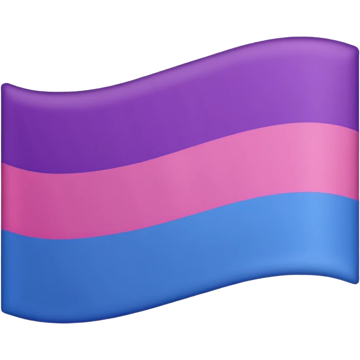 The bisexual flag  emoji