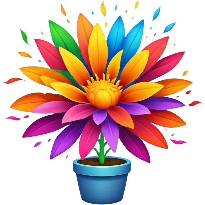 Plant exploding emoji
