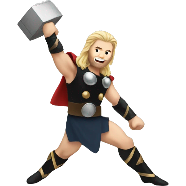 thor in a ballet dance  emoji