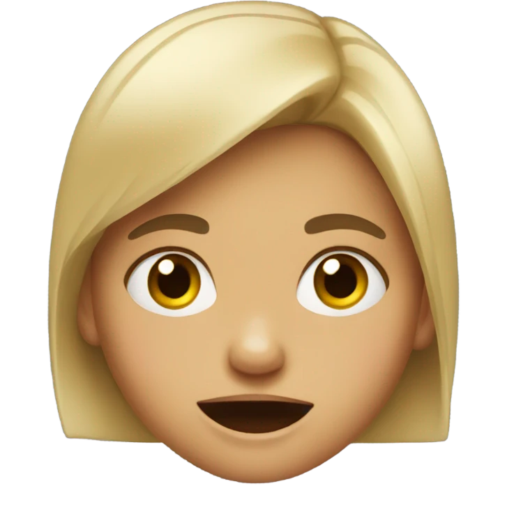 Mad little girl emoji