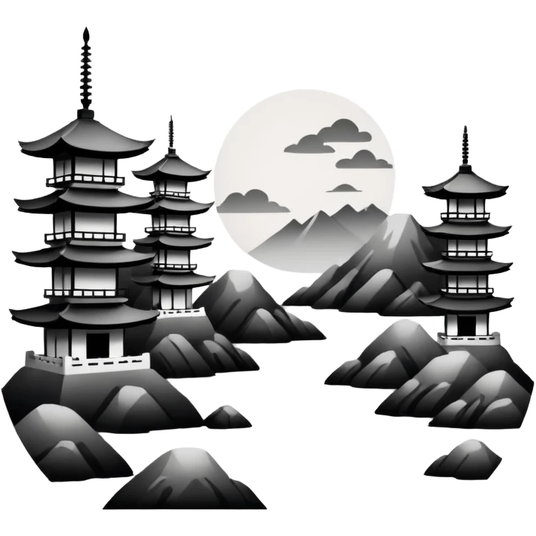 A Japanese sketch emoji