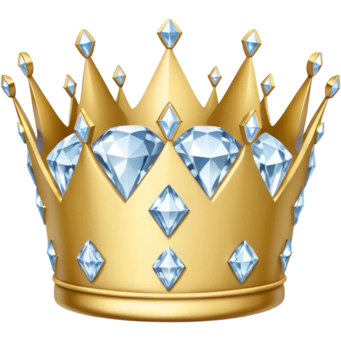 бриллиантовая корона эмоджи emoji