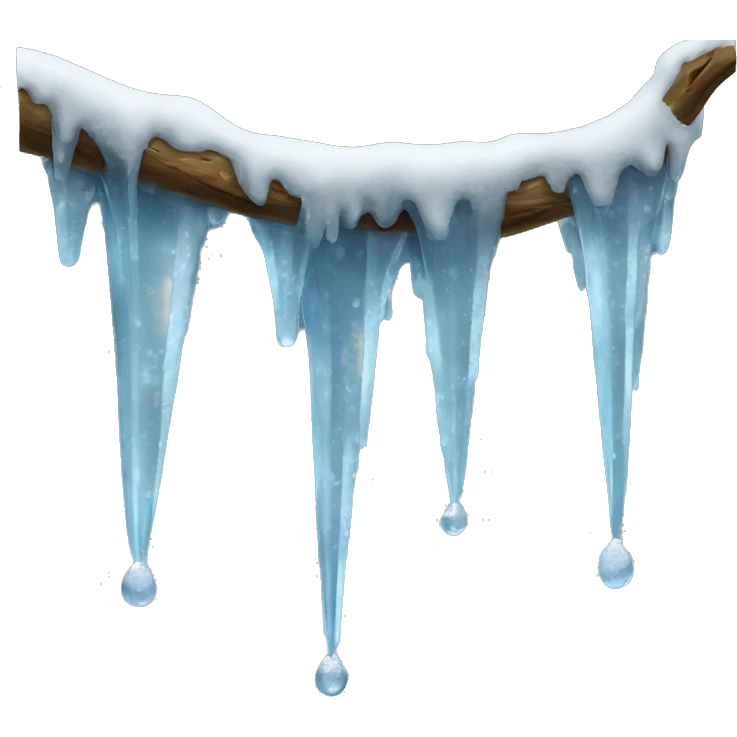 Icicles emoji