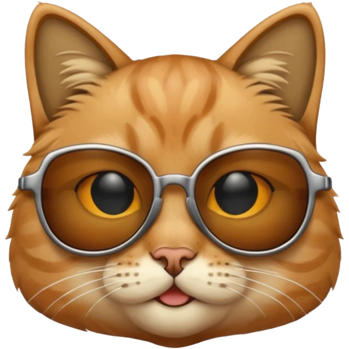 Cat wearing sunglasses emoji