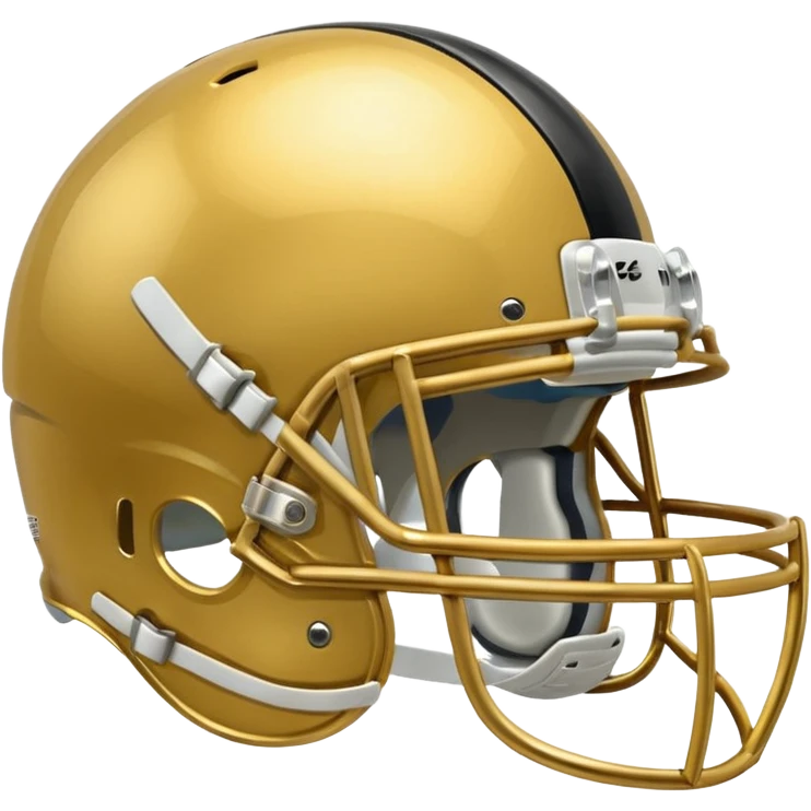 gold football helmet emoji emoji