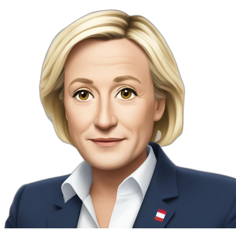 Macron sur marine le pen emoji