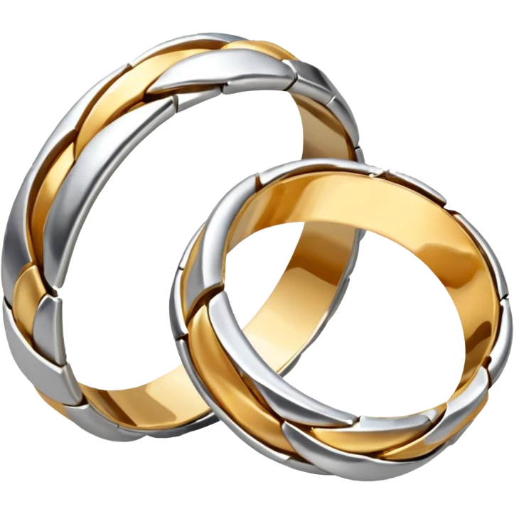 2 smashed wedding ring emoji